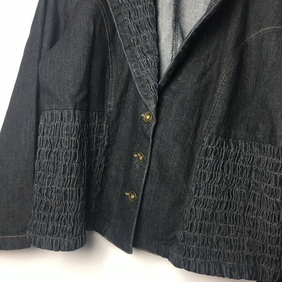 Ashley Stewart Jeans Heavy Jacket - Picture 3 of 8